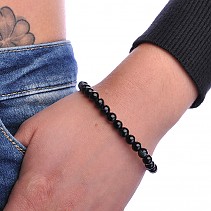 Agate, onyx bracelet beads 6 mm