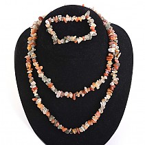 Gift set jewelry diverse mix bracelet necklace 90 cm +