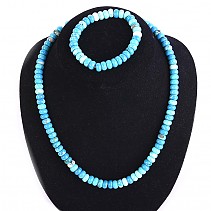 Jewelry gift set from tyrkenitu bracelet, necklace 48 cm + 9 mm Buttonky