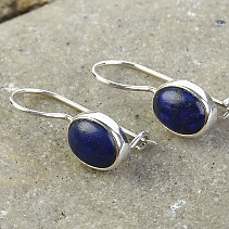 Lapis Lazuli earrings oval 2 g Ag 925/1000