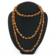 Amber necklace mix colors 140 cm