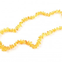 Jantarový náhrdelník světlý dětská velikost 34cm 4 - 5g