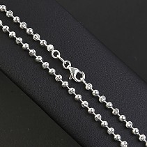 Silver ball chain 45 cm approx 10.8 g Ag 925/1000