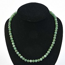 Aventurine necklace beads 8 mm 52 cm