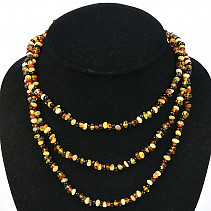 Amber necklace mix colors pebbles 130 cm
