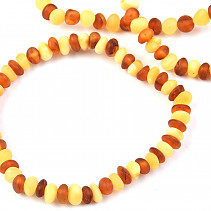 Amber honey and milk dull pebbles bracelet JANT2462