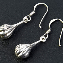Silver earrings drops decor Ag 925/1000