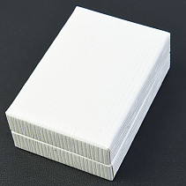 Dárková koženková krabička bílá 6.7 x 4.6cm