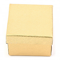 Dárková krabička zlatá 5 x 5cm