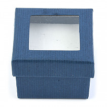 Dárková krabička modrá 4 x 4cm