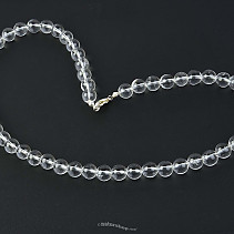 Crystal necklace balls 8,5mm 52cm