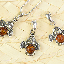 Silver pendant with Ag 925/1000 TYP2784 angel bail