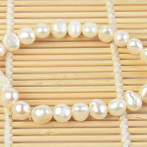 Pearls Bracelet Cream 9mm