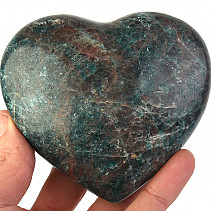Blue apatite heart 563g