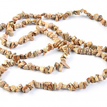 Image jasper necklace (90 cm)