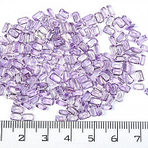 Amethyst brush rectangles wholesale package 195pcs 10.08g