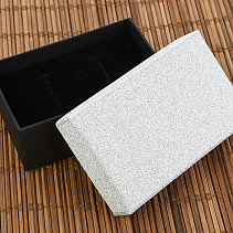 Dárková krabička stříbrná 8 x 5cm