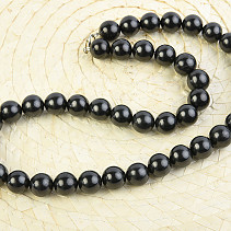 Shungit ball necklace 12mm 52cm
