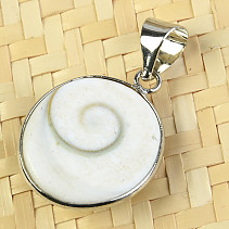 Shiva shell pendant beige