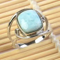 Larimar oval ring size 55 Ag 925/1000 4.3g