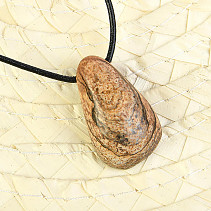 Pendant jaspis picture on cord 8,5g