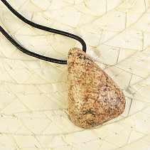 Pendant jaspis picture on cord 9,0g