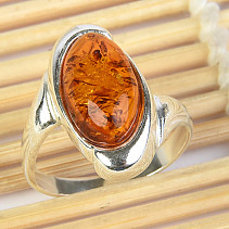 Oval ring with Ag 925/1000 jar