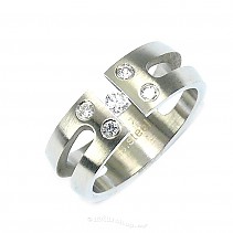 Dámský ocelový prsten typ066