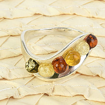 Amber Ring Honey Ag 925/1000