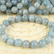 Aquamarine QB bracelet balls 10mm