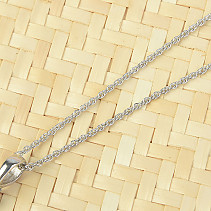 Silver Chain Lambada 50cm Ag 925/1000 + Rh (approx. 1.9g)