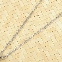 Silver Chain Lambada 55cm Ag 925/1000 + Rh (approx. 2.1g)
