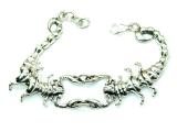 silver bracelet scorpions