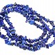 Lapis lazuli necklace larger stones 90 cm