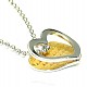 Surgical steel heart pendant typ099