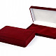 Velvet gift box burgundy 18 x 12cm