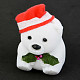 Gift velvet box teddy bear with cap