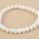 Bracelet made of white pearl buttonsy large