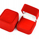 Velvet gift box red 50 x 45mm