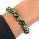 Ruby in zoisite bead facet 10mm