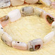 Andean opal bracelet rectangles