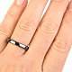 Hematit prsten tenký 3mm
