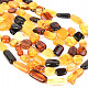 Long amber necklace mix approx. 100cm