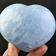 Výběrové srdce kalcit modrý 305g
