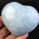 Calcite heart blue 285g