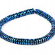 Button Hematite Bracelet (metallized blue)