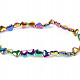 Hematite Heart Bracelet (metallized rainbow)
