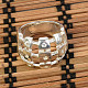 Silver ring size 50 Ag 925/1000 7,5g