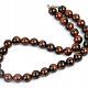 Obsidian mahogany beads 12mm necklace 46cm