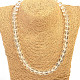 Crystal necklace beads cut 10mm 46cm